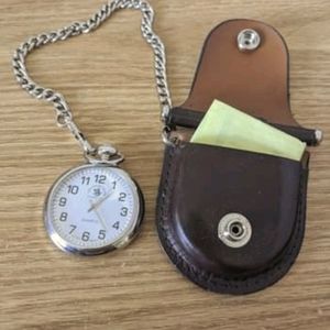 Hollywood Polo country club pocket watch